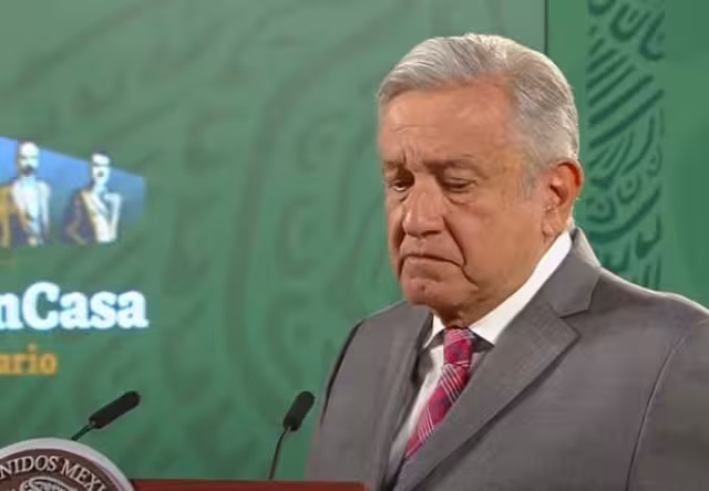 AMLO, durante su conferencia de prensa