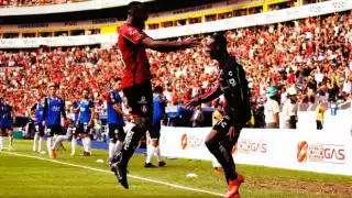 Chalá anotó el primer gol de este partido. Foto: @AtlasFC