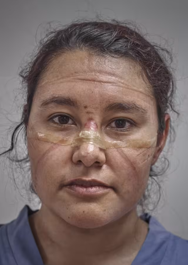 La imagen Primera línea contra el COVID-19 captó la atención del jurado internacional.