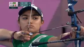 El viento le hizo una mala jugada a la mexicana Ana Vázquez