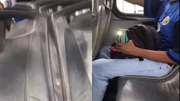 La mujer denunció acoso en camión de la Ruta 17 en Cancún La mujer denunció acoso en camión de la Ruta 17 en Cancún