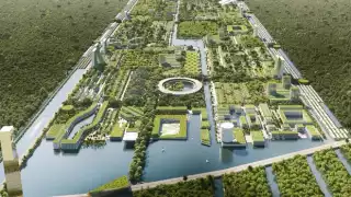 Este proyecto urbanístico está comisionado por el Grupo Karim's y se divide en 5 sectores que se enfocan en la innovación y en la sustentabilidad