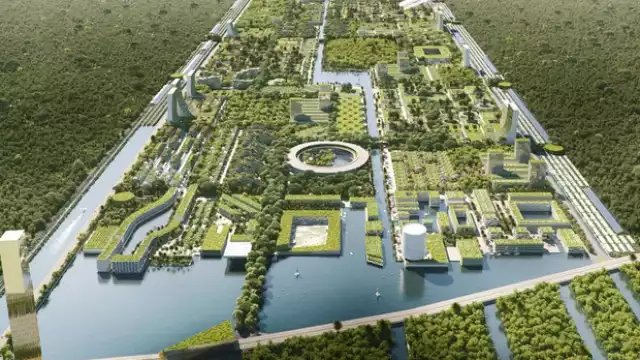 Este proyecto urbanístico está comisionado por el Grupo Karim's y se divide en 5 sectores que se enfocan en la innovación y en la sustentabilidad