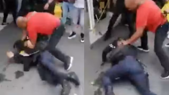 Un Hombre golpeó a dos policías de Tránsito en calles del Centro Histórico para evitar la colocación de un candado inmovilizador, conocido como “araña”.