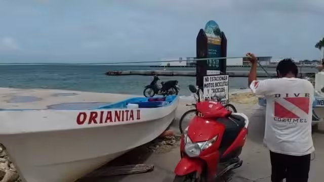 La Tormenta Tropical Zeta se localiza a 230 km al sureste de Cozumel. Foto: Karina Carrión