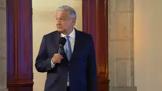 AMLO en la mañanera de este jueves 28 de julio. Foto: Captura de pantalla