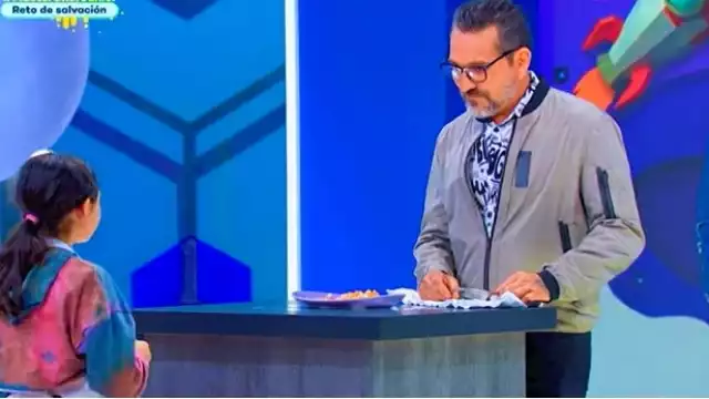 El chef Nico se vio prepotente frente a la pequeña. Foto: Captura de pantalla