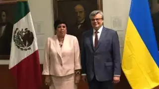 Olga García Guillén es la encargada de la embajada de México en Ucrania. Foto: Especial