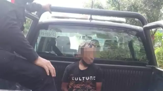 El hombre fue descubierto en pleno robo