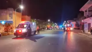 El lugar de los hechos es la calle Playeros entre avenida Azulejos