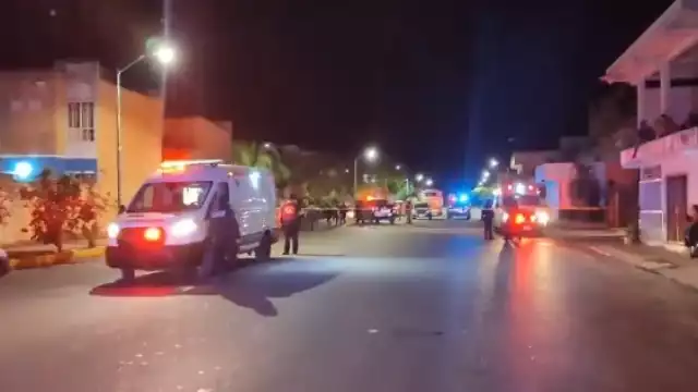 El lugar de los hechos es la calle Playeros entre avenida Azulejos