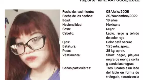 En caso de tener información que permita dar con ella, puede comunicarse a los números 800-00-26-237, 999-930-32-88, y 999-930-32-50 En caso de tener información que permita dar con ella, puede comunicarse a los números 800-00-26-237, 999-930-32-88, y 999-930-32-50