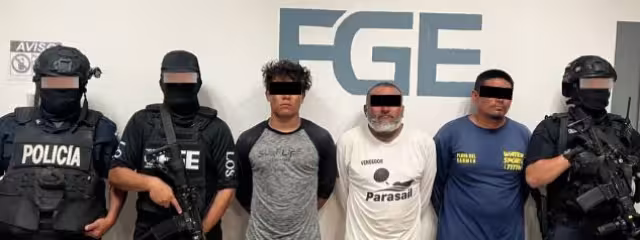 Las 15 personas quedaron a disposición de la FGE