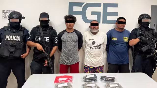 Las 15 personas quedaron a disposición de la FGE