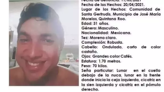 La denuncia de su desaparición fue realizada apenas este martes 11, ante la Fiscalía General del Estado