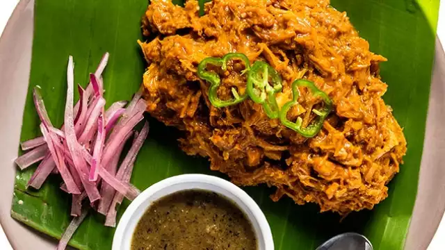 La cochinita es un platillo típico de Yucatán. Foto: Especial