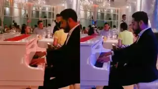 El pianista de TikTok sorprendió a todos tocando la canción de "Mi Bebito Fiu Fiu". Foto: Especial