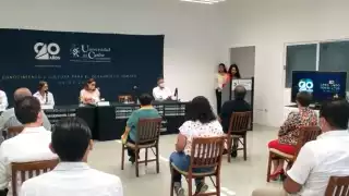 La Universidad del Caribe cumple 20 años y lo hizo con la inauguración de un nuevo edificio. Foto: Erick Marfil