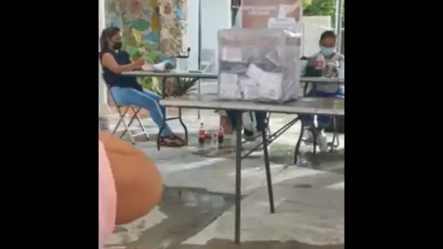 El video muestra una casilla de Progreso, o al menos así lo exponen algunos usuarios de Facebook