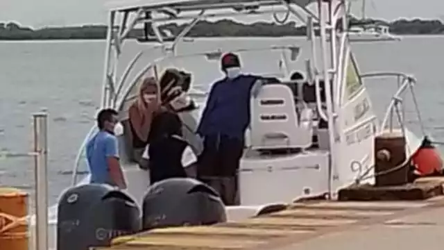 El turista fue traslado a Punta Sam, en donde ya aguardaba otra ambulancia para el traslado al nosocomio