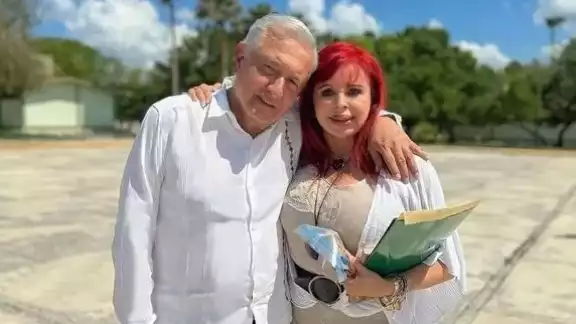 Layda Sansores y el presidente AMLO