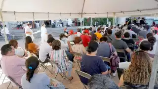 Para evitar aglomeraciones se espaciaron las citas