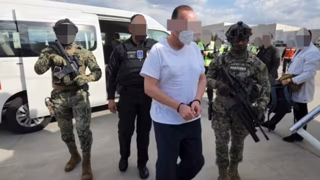 César Duarte salió de prisión por un momento este lunes 18 de diciembre