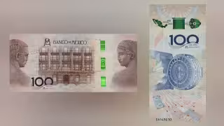 Así es el nuevo billete de 100 pesos conmemorativo que lanzó el banco de México