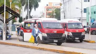 Transporte público, principal punto de contagio de COVID-19 en Ciudad del Carmen