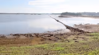 Las inundaciones tardaron cuatro meses en ceder.