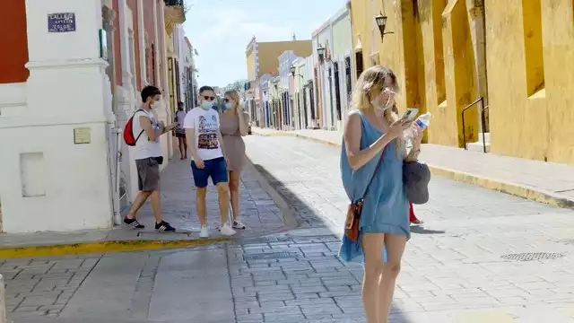 Pocos turistas extranjeros recorrieron las calles del Centro Histórico