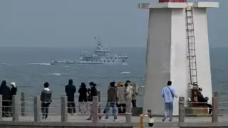 El gobierno de China anunció ejercicios militares en el estrecho de Taiwán.
