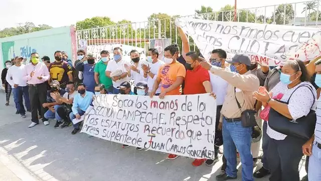 Exigen la rendición de cuentas de Urueta Moha por el manejo de las cuotas sindicales del ayuntamiento de Campeche