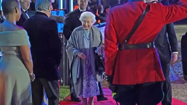 La reina Isabel II apareció en un evento público en el palacio de Windsor