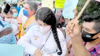 Denuncian que el comisario ejidal Rafael Ruiz Caamal sólo otorgó un millón 300 mil pesos a 91 ejidatarios, cuando son 195. Foto: Alan Gómez