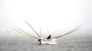 En la Península de Yucatán es el único lugar donde se usa el gareteo usando carnada (cangrejos, jaibas) para la captura de pulpo. Foto: Jorge Aké