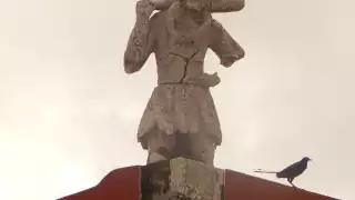 Se cree que la estatua fue usada para asustar a los piratas