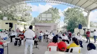 La reunión se llevó a cabo en la Junta Municipal de Felipe Carrillo Puerto.
