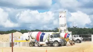 Ejidatarios solicitaron información al responsable de la transnacional, para esclarecer la explotación de material pétreo.