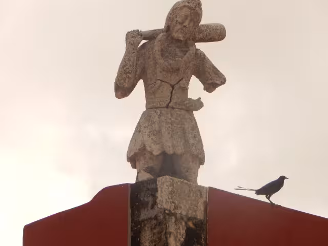 Se cree que la estatua fue usada para asustar a los piratas