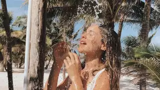 Camila Sodi vacaciona en Cozumel