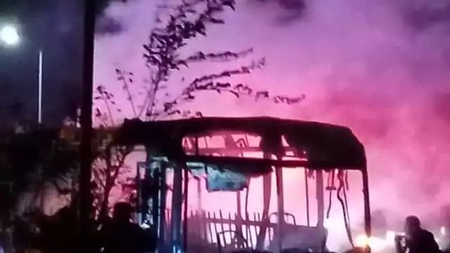 El autobús se declaró como pérdida total