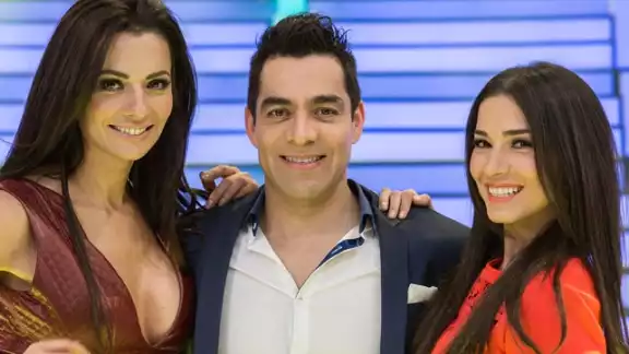 Cecilia Galeano, Omar Chaparro y Laura G eran los conductores fundamentales de 'Sabadazo'. Foto: Especial Cecilia Galeano, Omar Chaparro y Laura G eran los conductores fundamentales de 'Sabadazo'. Foto: Especial