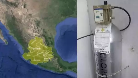 Protección Civil alerto a nueve estados por el robo del cilindro de gas cloro. Foto: Especial