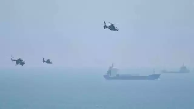 China continúa su operativo en Taiwán