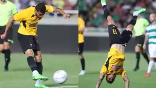 Orbelín Pineda debutó con el AEK de Atenas este viernes