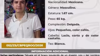 Fiscalía revela contar con información sobre el paradero de joven privado de la libertad en Chetumal