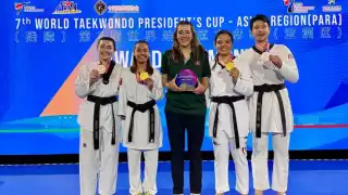 Yucateca Jessica García obtiene la medalla de bronce en la Copa Presidente Asia en Parataekwondo