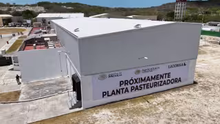 Planta de Leche para el Bienestar en Campeche abrirá en abril y producirá más de 30 millones de litros al año