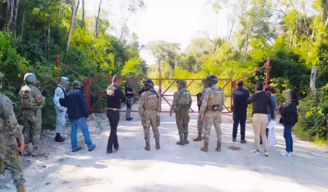 Elementos de la Marina y de la Guardia Nacional participaron en el operativo.